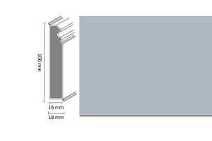 Плинтус Плинтус Dollken Cubu Flex life Hamburg Style 100 1202 Cветло-серый фото  | FLOORDEALER